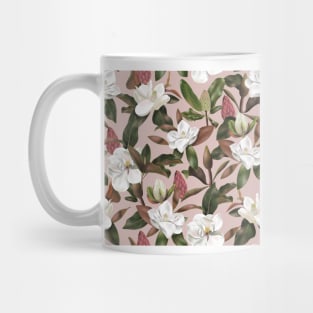 Magnolias pattern - Pink Mug